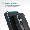 Speck Presidio2 Grip - Samsung Galaxy S25 / S24 Case (Black/Slate Gray/White)