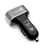 Crong Power Car Charger 30W - USB QuickCharge 3.0 Car Charger + USB 2.4A (Aluminum)