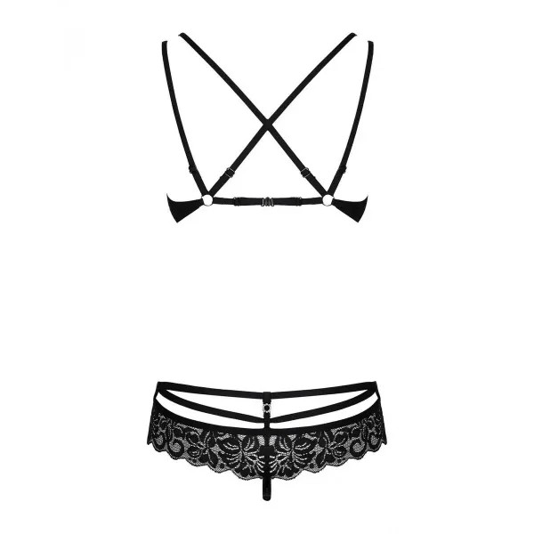 Underwear Set Obsessive 860 Black S/M