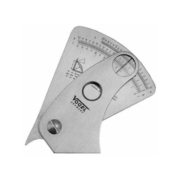 Mittari VOGEL Ruostumaton teräs 0,03 mm