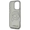 Karl Lagerfeld IML Rhinestones Karl Head - Case for iPhone 16 Pro Max (black)
