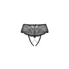 Thong Obsessive Pearlove Black XS/S