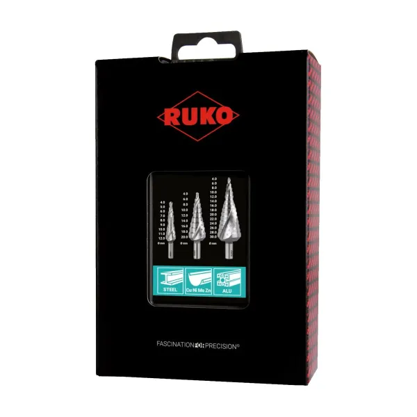 Spoles komplekts RUKO 101026RO Ātrdarbīgs tērauds (HSS) Atvejis 3 Daudzums