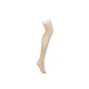 Stockings with Garter Obsessive S814 White S/M