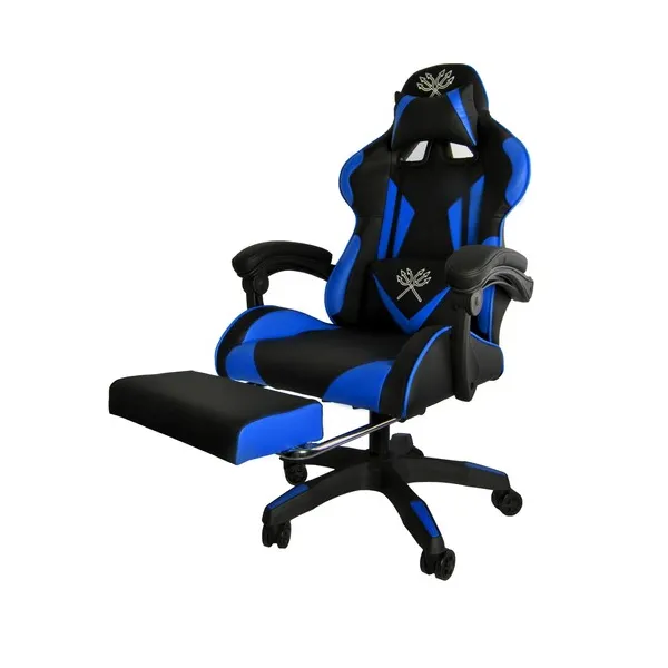 Gaming Chair - Black and Blue Dunmoon