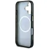 Guess IML Metal Glitter 4G Circle Triangle MagSafe - Case for iPhone 16 (black)