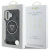 Guess IML Metal Glitter 4G Circle Triangle MagSafe - Case for iPhone 16 (black)