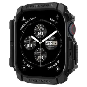 Spigen Rugged Armor - Case for Apple Watch 10 46 mm (Matte Black)