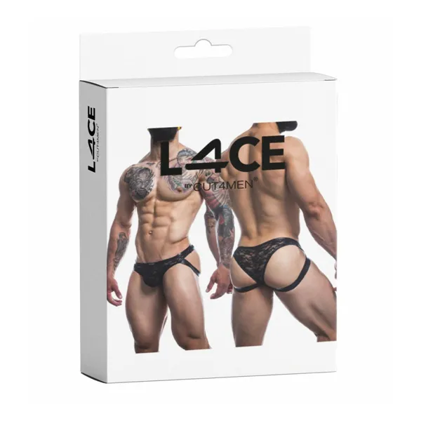 Thong Cut4men Black L S