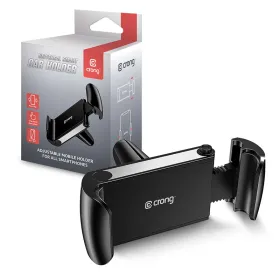 Crong Universal Smart Car Holder – Universal car phone holder for 4"-6.5" phones (black)