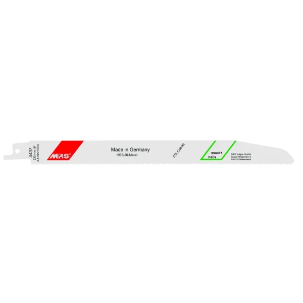 Pjūklo geležtė MP.S 4437 10 tpi 230 mm Stūmoklinis pjūklas 5 vnt.