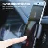 Crong Universal Smart Car Holder – Universal car phone holder for 4"-6.5" phones (black)