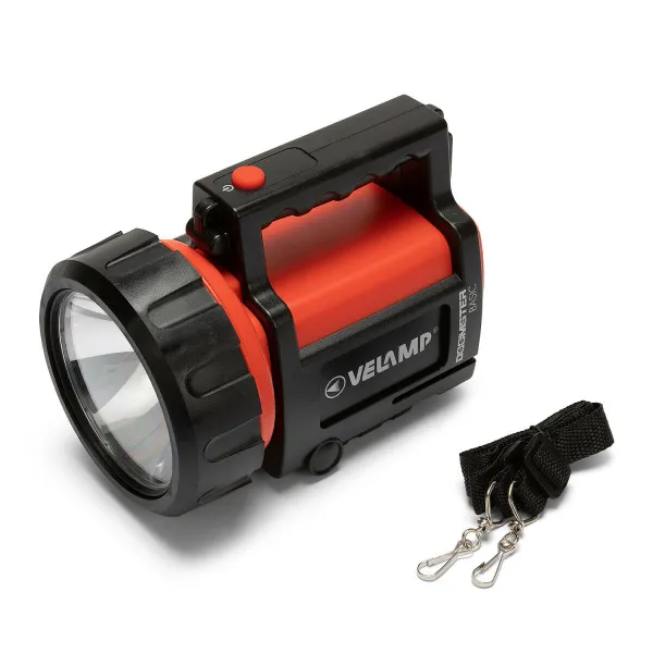 LED-käsivalaisin Velamp 1W 4R25/4D DOOMSTER BASIC 1 W 100 Lm Musta
