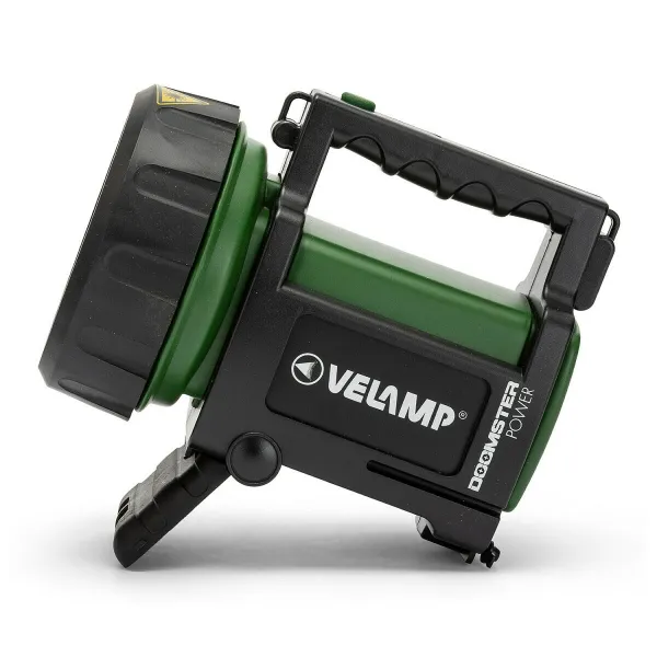 Uudelleenladattava LED-käsivalaisin Velamp DOOMSTER POWER 5 W 350 lm Musta