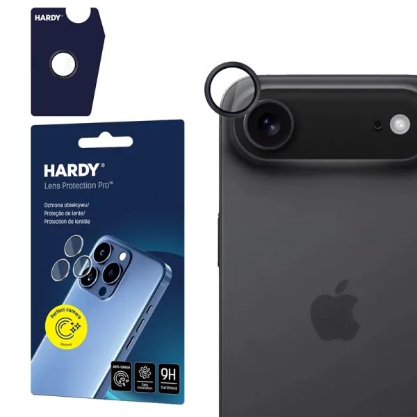 3mk HARDY Lens Protection Pro - Camera Lens Glass for iPhone Air (Black)