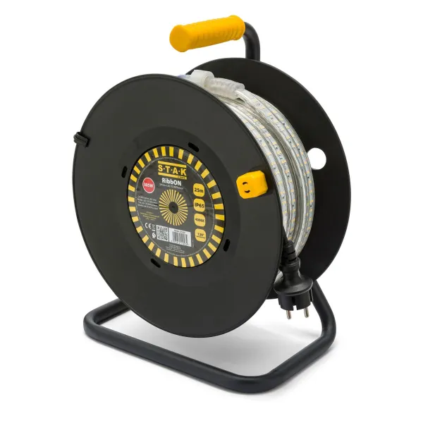 LED juostos Stak 185 W 15 m LED Šviesus 4000 K Juoda Skaidrus