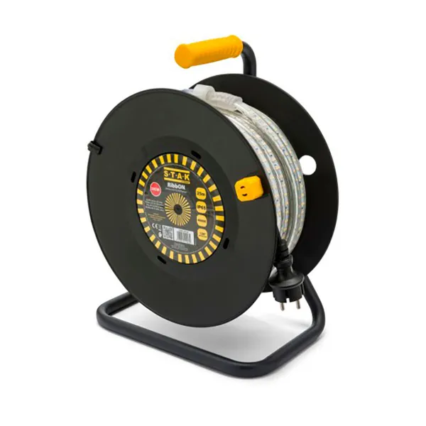 LED juostos Stak 185 W 15 m LED Šviesus 4000 K Juoda Skaidrus