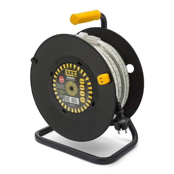 LED juostos Stak 185 W 15 m LED Šviesus 4000 K Juoda Skaidrus