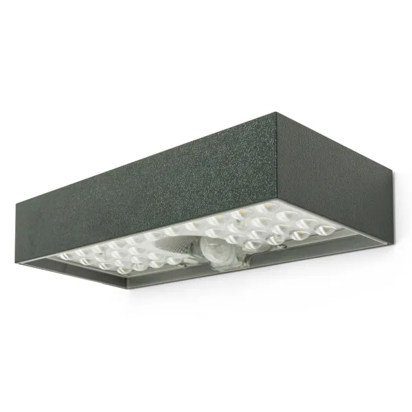 Sieninis apšvietimas Velamp TEGEL Juoda Polikarbonatas 6 W 800 lm (4000 K)