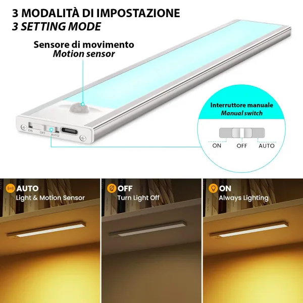 LED lente Velamp Alumīnijs Plastmasa 1 W Balts Dabisks (3000K) (4000 K) (6500 K)