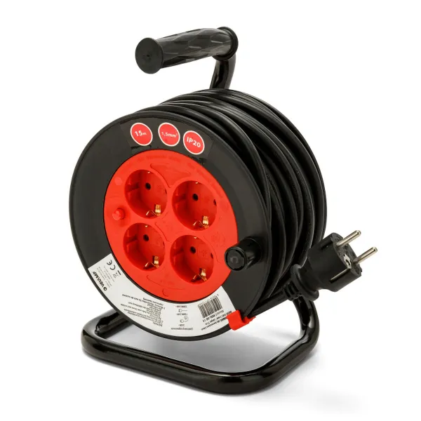 Кабельная катушка Velamp Enrollacables brico 4 tomas REEL 40 m 3 x 1,5 mm 4 Pозеток