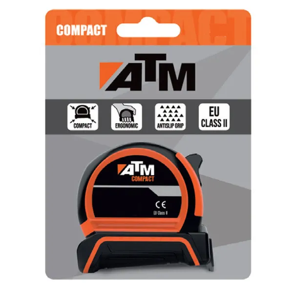 Matavimo ruletė ATM Compact ABS 8 m x 25 mm (8 m)