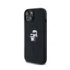 Karl Lagerfeld Silicone Karl & Choupette MagSafe - Case for iPhone 15 / 14 / 13 (Black)