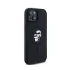 Karl Lagerfeld Silicone Karl & Choupette MagSafe - Case for iPhone 15 / 14 / 13 (Black)