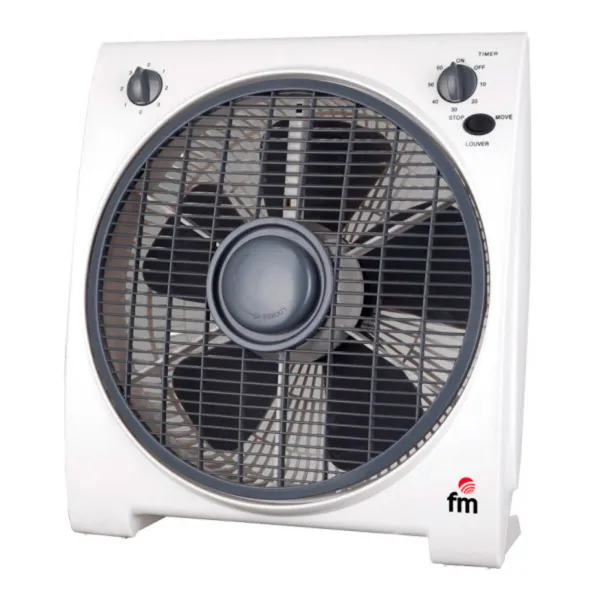 Vloerventilator Grupo FM BF4 8600046608 Balts 45 W