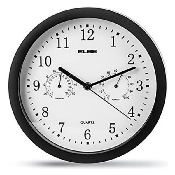 Sieninis laikrodis ELBE RP-1005-N Balta / Juoda