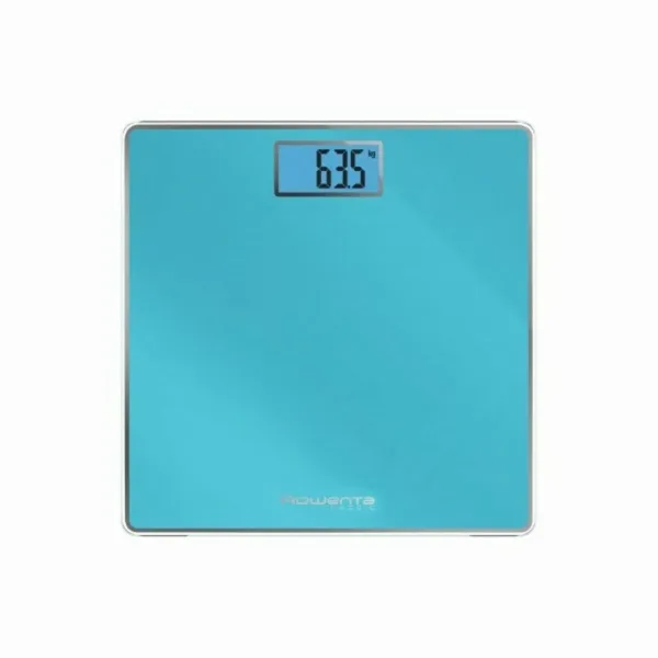 Digitālie vannas istabas svari Rowenta BS1503V0 3" Tirkīzs Rūdīts stikls 160 kg Baterijas x 2