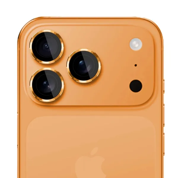 3mk Lens Protection Pro - Camera Lens Glass for iPhone 17 Pro / iPhone 17 Pro Max (Orange)