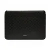 Karl Lagerfeld Saffiano Monogram Plaque Sleeve - 14" Notebook Case (Black)