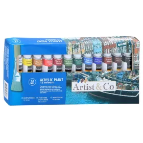 Acrylic paints in tubes of 12 ml 12 pcs.
