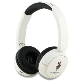 US Polo Assn DH Color Logo - Wireless Over-Ear Bluetooth Headphones V5.3 (white)