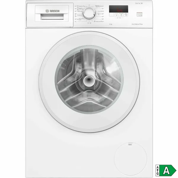Skalbimo mašina BOSCH WGE03200EP 8 kg Balta