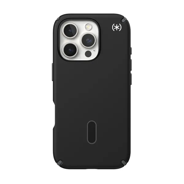 Speck Presidio2 Pro ClickLock & MagSafe - iPhone 16 Pro Case (Black / Slate Gray / White)