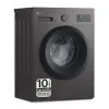 Skalbimo mašina LG F4A1009NDK 1400 rpm 9 kg Juoda