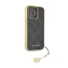 Guess 4G Charms Collection - Case for iPhone 14 Pro (Grey)