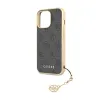 Guess 4G Charms Collection - Case for iPhone 14 Pro (Grey)