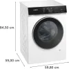 Mazgāšanas mašīna Siemens AG WG56H2A0ES 10 kg 60 cm 1600 rpm