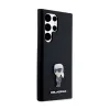 Karl Lagerfeld Silicone Ikonik Metal Pin - Case Samsung Galaxy S24 Ultra (czarny)