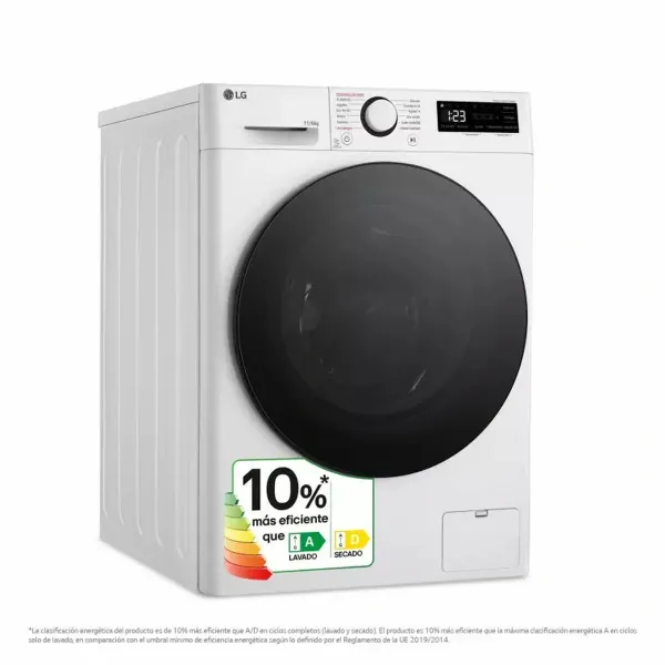 Protinga Skalbimo Mašina-Džiovyklė LG F4DR6011AGW 11 kg/6 kg 1400 rpm