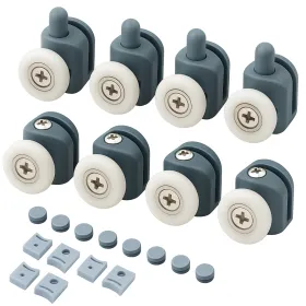Suihkukopin pyörät - 8 kpl sarja