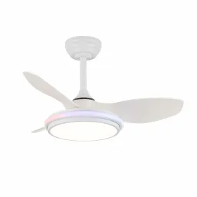 Потолочный вентилятор CristalRecord STEL EVO MINI RGB RETRAC Прозрачный