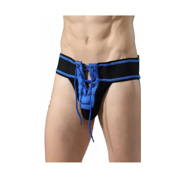 Thong Mob Eroticwear Blue L