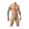 Thong Mob Eroticwear Yellow Black