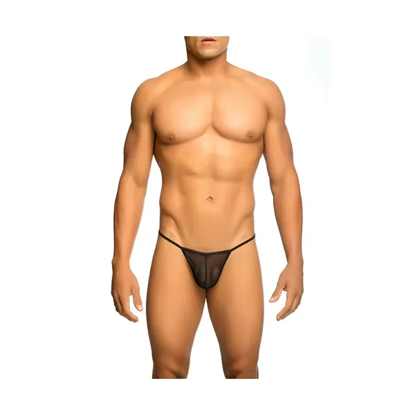 Thong Mob Eroticwear Black S/M