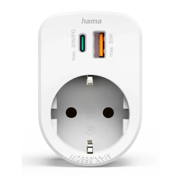 Maitinimo kištukas Hama 00223343 Balta 230 V