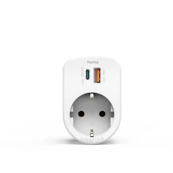Power Plug Hama 00223343 White 230 V